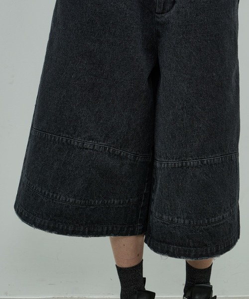 AIVER（アイバー）の「AIVER　ワイドクォーターデニムパンツ（デニムパンツ・メンズ・ブラック/グレー/ライトグレー・SMALL/MEDIUM/LARGE）」の10枚目の写真