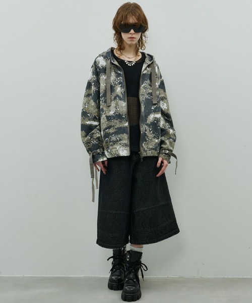 AIVER（アイバー）の「AIVER　ワイドクォーターデニムパンツ（デニムパンツ・メンズ・ブラック/グレー/ライトグレー・SMALL/MEDIUM/LARGE）」の18枚目の写真