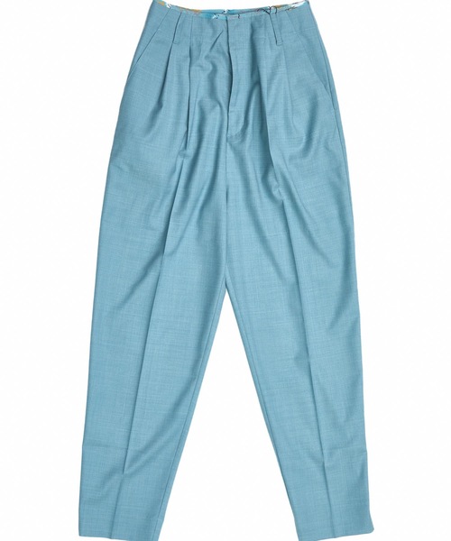 CIEL'AIR(シエルエアー)の「Tuck Pants(スラックス・レディース・ベージュ/ブルー・LARGE/MEDIUM)」の9枚目の写真