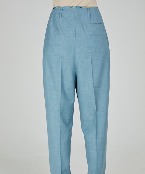 CIEL'AIR(シエルエアー)の「Tuck Pants(スラックス・レディース・ベージュ/ブルー・LARGE/MEDIUM)」の12枚目の写真