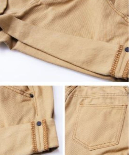 LETee(レティー)の「デニムショートパンツ(デニムパンツ・レディース・ホワイト/ベージュ/ブルー/サックスブルー/ブラック・S/L/M)」の18枚目の写真