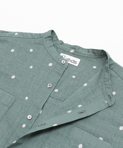 RNA-N（アールエヌエーエヌ）の「B2883 コットンリネンドットベーシックシャツ（シャツ/ブラウス・レディース・ブラック/グリーン/キナリ・FREE）」の20枚目の写真