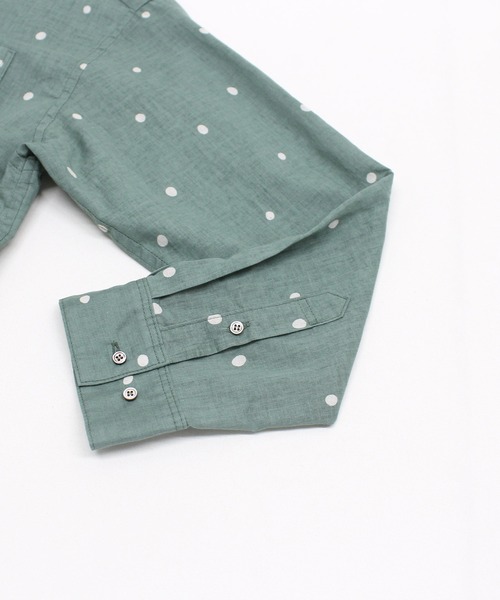 RNA-N（アールエヌエーエヌ）の「B2883 コットンリネンドットベーシックシャツ（シャツ/ブラウス・レディース・ブラック/グリーン/キナリ・FREE）」の22枚目の写真