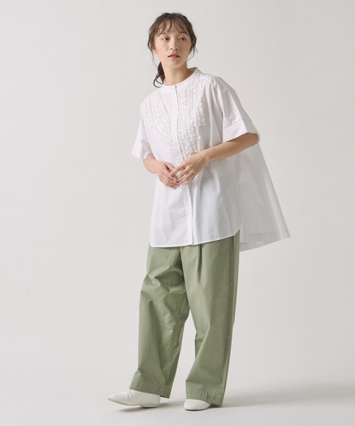 Kelen（ケレン）の「「KELEN / ケレン」 後ろバックル付きカーブラインパンツ ODDI（その他パンツ・レディース・ライトベージュ/ライトイエロー/ライトカーキ・FREE）」の11枚目の写真