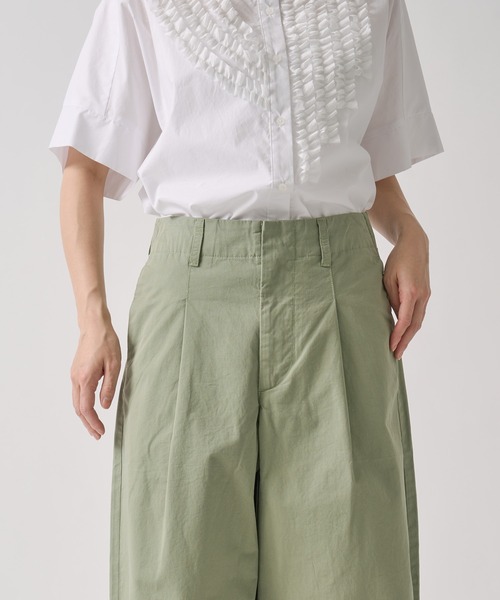 Kelen（ケレン）の「「KELEN / ケレン」 後ろバックル付きカーブラインパンツ ODDI（その他パンツ・レディース・ライトベージュ/ライトイエロー/ライトカーキ・FREE）」の16枚目の写真