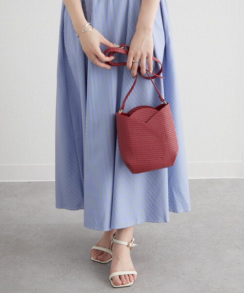 Another Branch olive des olive(アナザーブランチオリーブデオリーブ)の「チューリップショルダーバッグ(ショルダーバッグ・レディース・アイボリー/ピンク/レッド・FREE)」の8枚目の写真