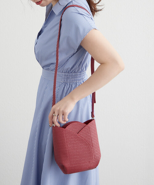 Another Branch olive des olive(アナザーブランチオリーブデオリーブ)の「チューリップショルダーバッグ(ショルダーバッグ・レディース・アイボリー/ピンク/レッド・FREE)」の9枚目の写真