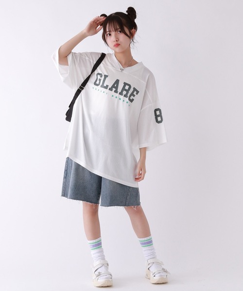 repipi armario（レピピ アルマリオ）の「メッシュルーズワンピース（ワンピース・キッズ・ホワイト/ブラック/ネイビー・SMALL/LARGE/MEDIUM）」の4枚目の写真