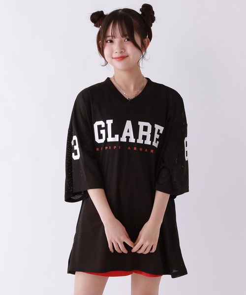 repipi armario（レピピ アルマリオ）の「メッシュルーズワンピース（ワンピース・キッズ・ホワイト/ブラック/ネイビー・SMALL/LARGE/MEDIUM）」の5枚目の写真