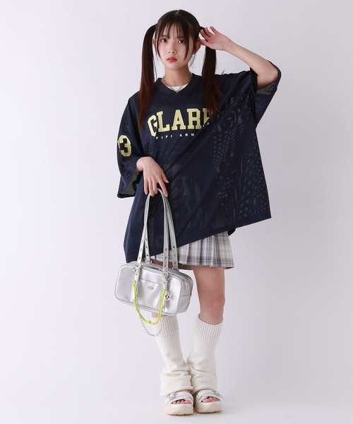 repipi armario（レピピ アルマリオ）の「メッシュルーズワンピース（ワンピース・キッズ・ホワイト/ブラック/ネイビー・SMALL/LARGE/MEDIUM）」の6枚目の写真