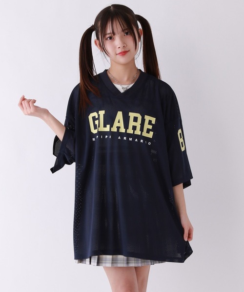 repipi armario（レピピ アルマリオ）の「メッシュルーズワンピース（ワンピース・キッズ・ホワイト/ブラック/ネイビー・SMALL/LARGE/MEDIUM）」の7枚目の写真