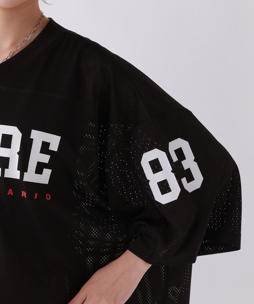 repipi armario（レピピ アルマリオ）の「メッシュルーズワンピース（ワンピース・キッズ・ホワイト/ブラック/ネイビー・SMALL/LARGE/MEDIUM）」の12枚目の写真