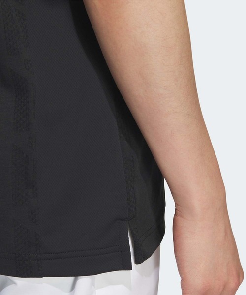 adidas（アディダス）の「ビヨンド ザ コース ジャガード BOSロゴ 半袖シャツ【adidas Golf/アディダスゴルフ】（ポロシャツ・メンズ・ホワイト/ブラック/クリーム・XX-LARGE/LARGE/MEDIUM/SMALL/X-LARGE）」の11枚目の写真