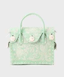 カービングトライブス　ハンドバッグ　グリーン CarvingChainBAG / GRACE CONTINENTAL | GRACE CONTINENTAL