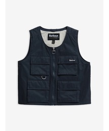 Barbour フリースダウンベスト 36 Barbour ベスト ジレ BARBOUR/バブアー/フロントジップ ファー