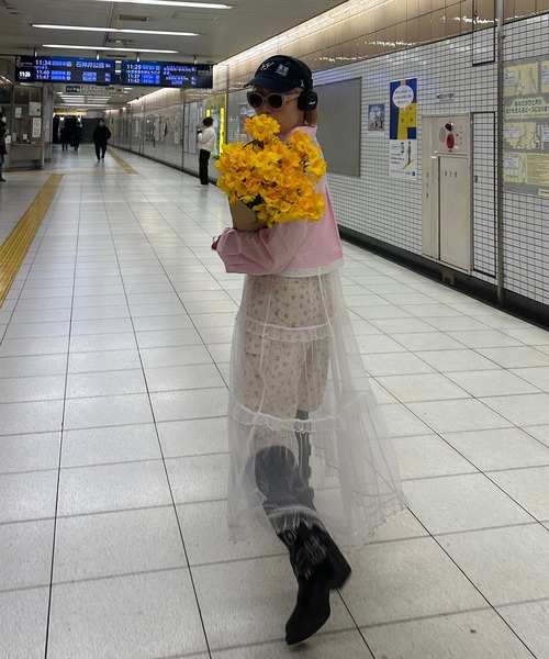 Alley Tokyo(アリートーキョー)の「切りっぱシャツ(シャツ/ブラウス・レディース・サックスブルー/ピンク・FREE)」の8枚目の写真