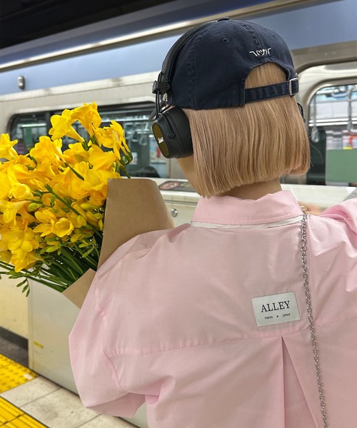Alley Tokyo(アリートーキョー)の「切りっぱシャツ(シャツ/ブラウス・レディース・サックスブルー/ピンク・FREE)」の9枚目の写真