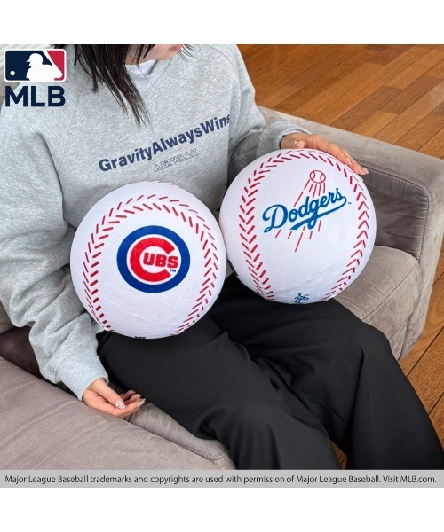 MLB/メジャーリーグベースボール ボールクッション ドジャース