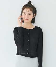 coca（coca）（コカ）の「シアージョーゼットコンパクトカーディガン（カーディガン/ボレロ）」