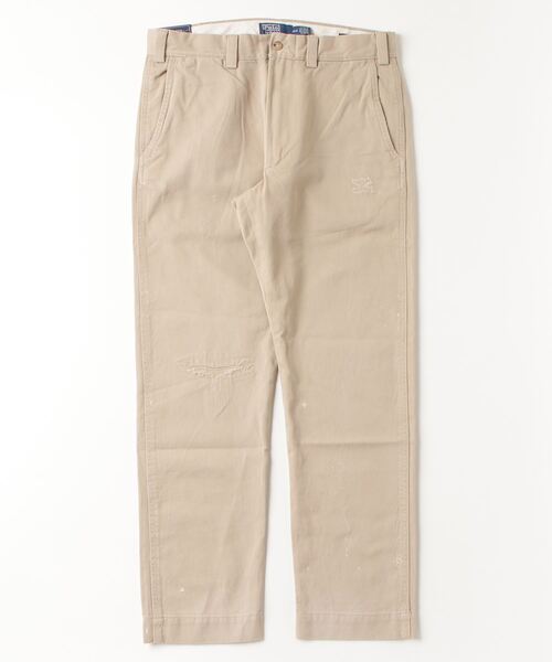 ポロバイラルフローレン プレストンパンツ チノパン 極太 バギー ベージュ 38 POLO by Ralph Lauren チノパン ポロチノ ラルフローレン タック