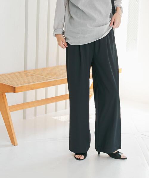 URBAN RESEARCH DOORS（アーバンリサーチドアーズ）の「『仁村紗和さん着用』『UR TECH』サマシェアストレートイージーパンツ（その他パンツ・レディース・チャコールグレー/ブルー・SMALL/MEDIUM）」の21枚目の写真