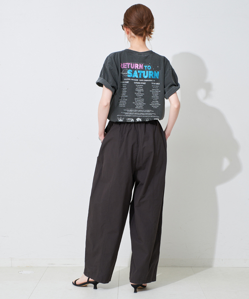 SLOBE IENA(スローブイエナ)の「ORIGINAL TOUR TEE(Tシャツ/カットソー・レディース・ブラック/ベージュ/ネイビー・FREE)」の5枚目の写真