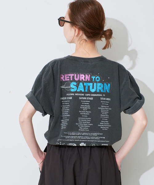 SLOBE IENA(スローブイエナ)の「ORIGINAL TOUR TEE(Tシャツ/カットソー・レディース・ブラック/ベージュ/ネイビー・FREE)」の7枚目の写真