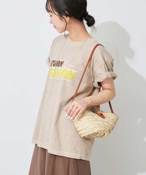 SLOBE IENA(スローブイエナ)の「ORIGINAL TOUR TEE(Tシャツ/カットソー・レディース・ブラック/ベージュ/ネイビー・FREE)」の16枚目の写真