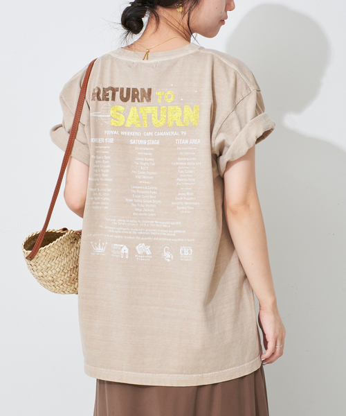 SLOBE IENA(スローブイエナ)の「ORIGINAL TOUR TEE(Tシャツ/カットソー・レディース・ブラック/ベージュ/ネイビー・FREE)」の18枚目の写真