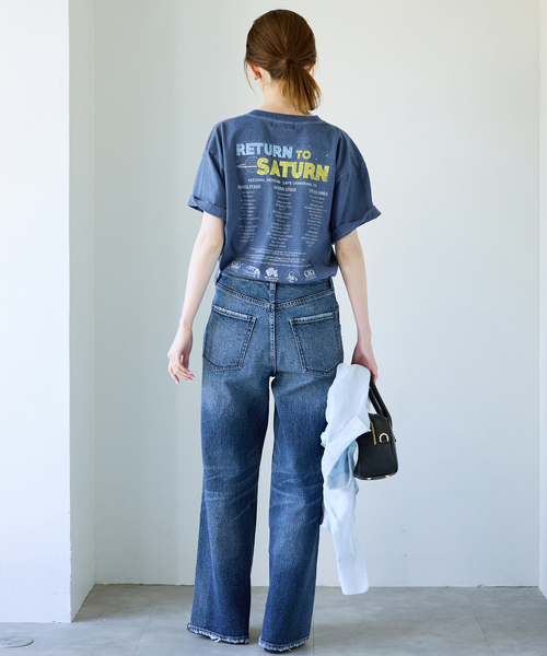 SLOBE IENA(スローブイエナ)の「ORIGINAL TOUR TEE(Tシャツ/カットソー・レディース・ブラック/ベージュ/ネイビー・FREE)」の20枚目の写真