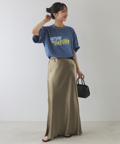 SLOBE IENA(スローブイエナ)の「ORIGINAL TOUR TEE(Tシャツ/カットソー・レディース・ブラック/ベージュ/ネイビー・FREE)」の22枚目の写真