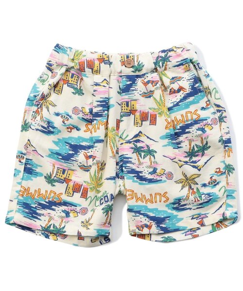 F.O.KIDS（エフオーキッズ）の「【リンク/ジュニア対応】3柄アロハショーツ（その他パンツ・キッズ・キナリ/オレンジ/レインボー・110/100/90/140/130/80/120）」の15枚目の写真