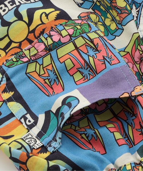 F.O.KIDS（エフオーキッズ）の「【リンク/ジュニア対応】3柄アロハショーツ（その他パンツ・キッズ・キナリ/オレンジ/レインボー・110/100/90/140/130/80/120）」の16枚目の写真