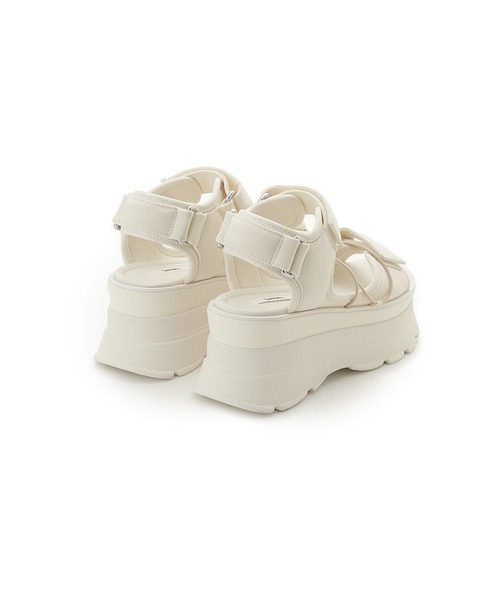 SNIDEL（スナイデル）の「ストラップスニーカーソールサンダル（サンダル・レディース・アイボリー/ブラック・SMALL/MEDIUM/LARGE）」の3枚目の写真