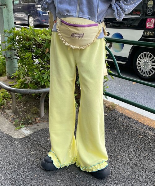 HELLO.SANFRANCISCO(ハローサンフランシスコ)の「【HELLO.SANFRANCISCO/ハローサンフランシスコ】ワッフルフレアパンツ(その他パンツ・レディース・ブラック/オレンジ/ブルー/オフホワイト/グレー/イエロー/パープル・MEDIUM/SMALL)」の22枚目の写真