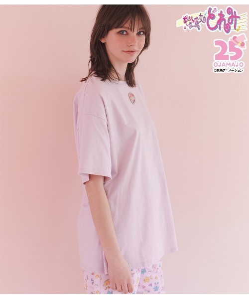 PEACH JOHN（ピーチジョン）の「【コラボ】おジャ魔女どれみ　Ｔシャツ（Tシャツ/カットソー・レディース・ピンク・1/2）」の4枚目の写真