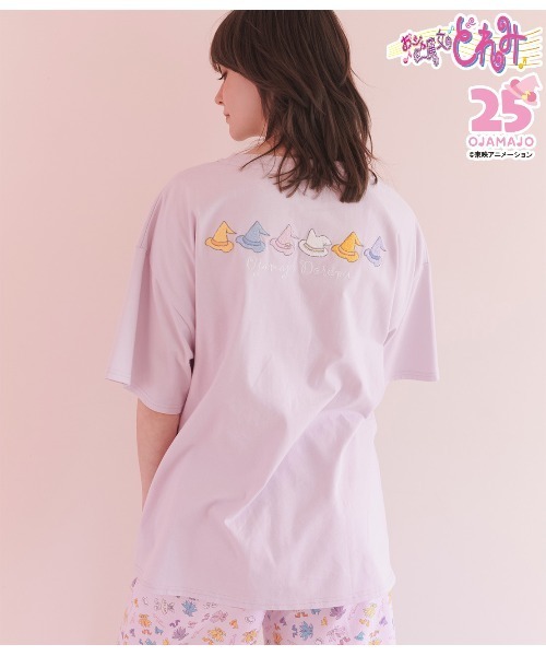 PEACH JOHN（ピーチジョン）の「【コラボ】おジャ魔女どれみ　Ｔシャツ（Tシャツ/カットソー・レディース・ピンク・1/2）」の5枚目の写真