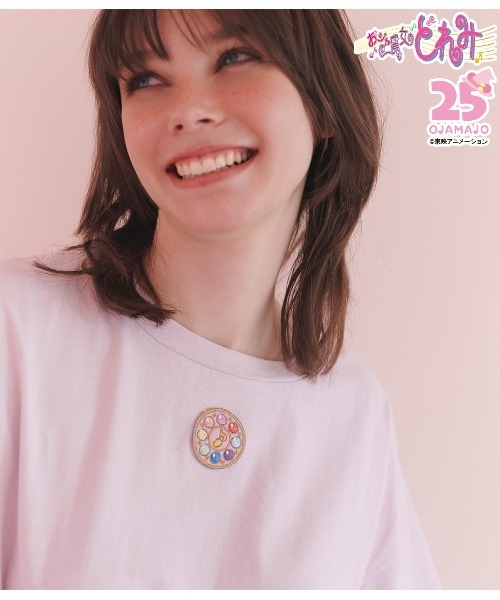 PEACH JOHN（ピーチジョン）の「【コラボ】おジャ魔女どれみ　Ｔシャツ（Tシャツ/カットソー・レディース・ピンク・1/2）」の6枚目の写真