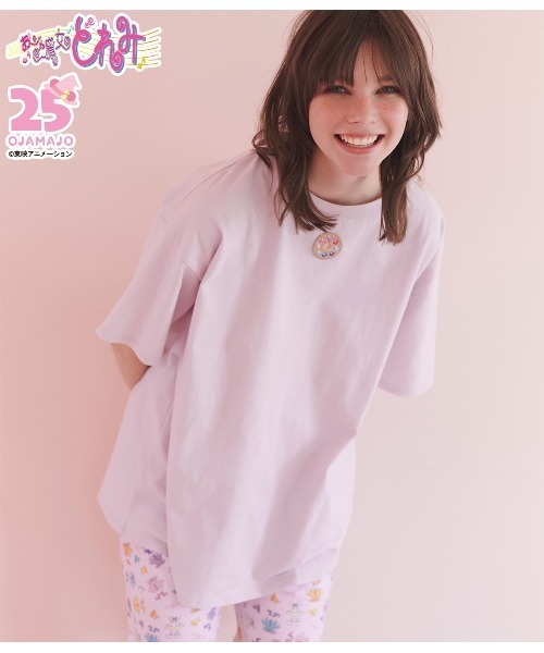 PEACH JOHN（ピーチジョン）の「【コラボ】おジャ魔女どれみ　Ｔシャツ（Tシャツ/カットソー・レディース・ピンク・1/2）」の3枚目の写真