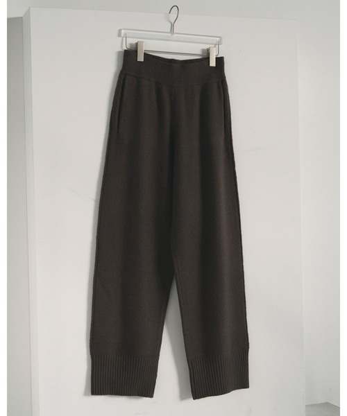 anuke(アンヌーク)の「Linking Wide Pants(デニムパンツ・レディース・アイボリー/モカ・38inch/36inch)」の11枚目の写真