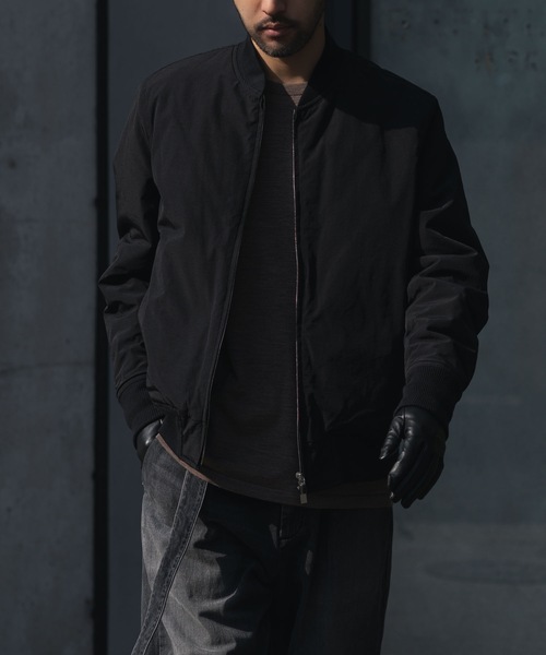 ATTACHMENT(アタッチメント)の「CO/NY ウェザークロス MA-1 / CO/NY WEATHER CLOTH MA-1(MA-1・メンズ・ブラック/カーキ系・1/3/2)」の2枚目の写真