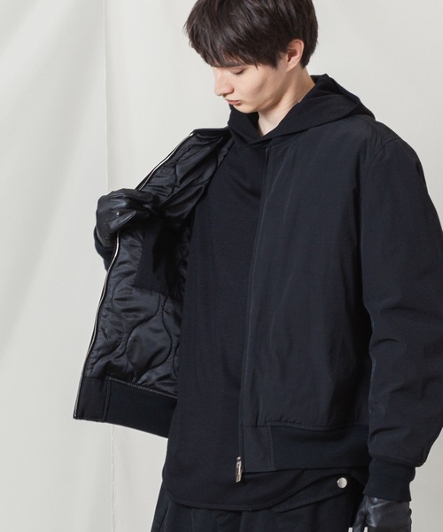 ATTACHMENT(アタッチメント)の「CO/NY ウェザークロス MA-1 / CO/NY WEATHER CLOTH MA-1(MA-1・メンズ・ブラック/カーキ系・1/3/2)」の4枚目の写真