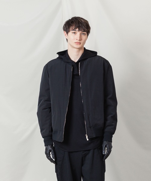 ATTACHMENT(アタッチメント)の「CO/NY ウェザークロス MA-1 / CO/NY WEATHER CLOTH MA-1(MA-1・メンズ・ブラック/カーキ系・1/3/2)」の3枚目の写真