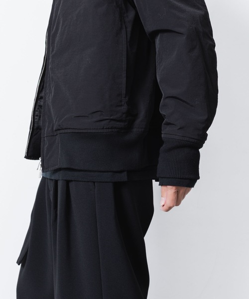 ATTACHMENT(アタッチメント)の「CO/NY ウェザークロス MA-1 / CO/NY WEATHER CLOTH MA-1(MA-1・メンズ・ブラック/カーキ系・1/3/2)」の14枚目の写真