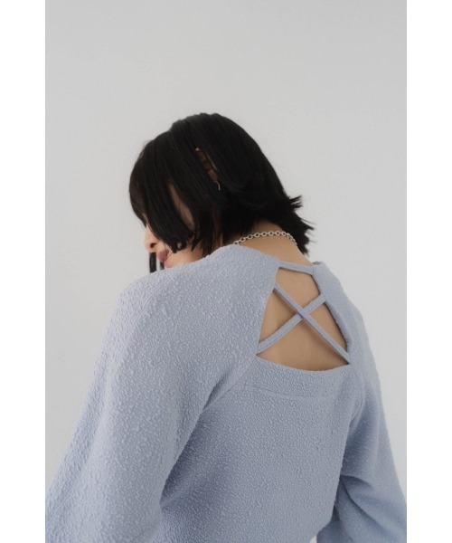 Knuth Marf(クヌースマーフ)の「balloon sleeve jacquard tops(その他トップス・レディース・ライトグレー・FREE)」の3枚目の写真