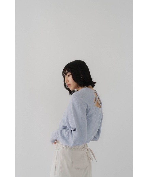 Knuth Marf(クヌースマーフ)の「balloon sleeve jacquard tops(その他トップス・レディース・ライトグレー・FREE)」の5枚目の写真