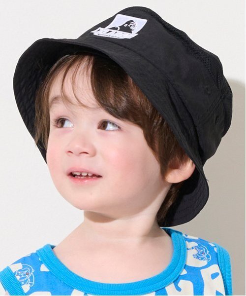 XLARGE KIDS（エクストララージキッズ）の「サンシェードハット（キャップ・キッズ・ブルー/ブラック/ブラウン・S(48-52cm)/52-56cm）」の2枚目の写真