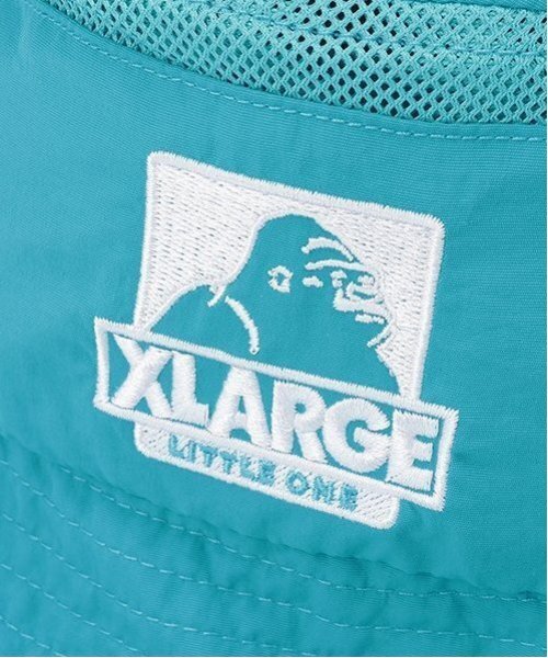XLARGE KIDS（エクストララージキッズ）の「サンシェードハット（キャップ・キッズ・ブルー/ブラック/ブラウン・S(48-52cm)/52-56cm）」の7枚目の写真