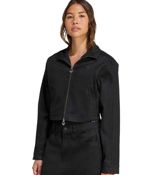 adidas FIREBIRD TWILL CROP TRACK TOP / アディダス ファイヤー