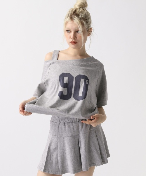 FOREVER 21(フォーエバー トゥエンティーワン)の「【2025SS】オフショルミニスカートセットアップ(セットアップ・レディース・ブラウン/ネイビー/グレー・FREE)」の13枚目の写真